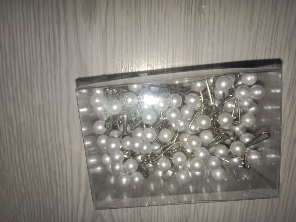 10 adet İnci rengi eşarp ve şal klipsi - Görsel 4