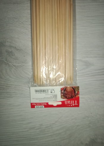 30 Adet Bambu çöp şiş 40 cm ve 5 mm - Görsel 7
