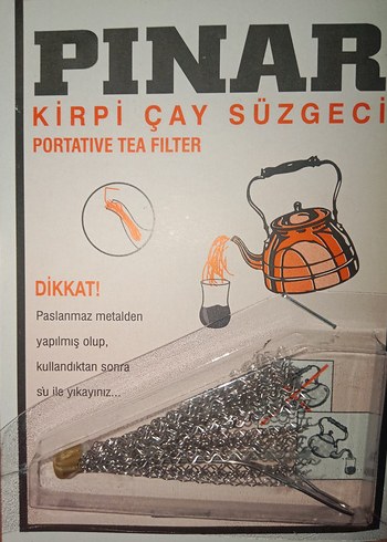 Pınar Kirpi Portatif Çay Süzgeci - Görsel 4