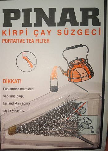 Pınar Kirpi Portatif Çay Süzgeci - Görsel 8