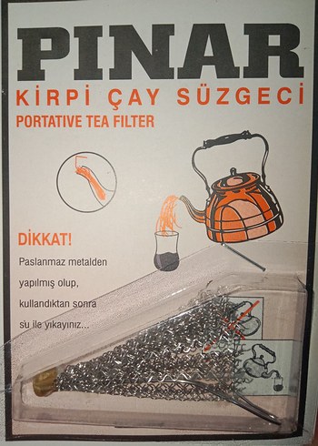Pınar Kirpi Portatif Çay Süzgeci - Görsel 7