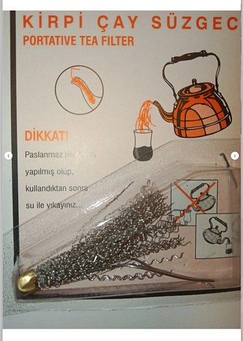 Pınar Kirpi Portatif Çay Süzgeci - Görsel 14