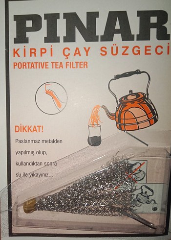 Pınar Kirpi Portatif Çay Süzgeci - Görsel 3