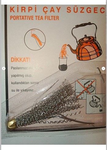 Pınar Kirpi Portatif Çay Süzgeci - Görsel 11
