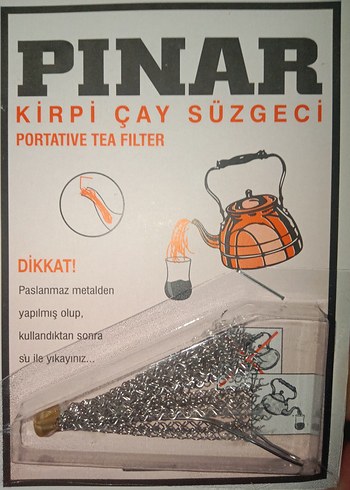 Pınar Kirpi Portatif Çay Süzgeci - Görsel 9