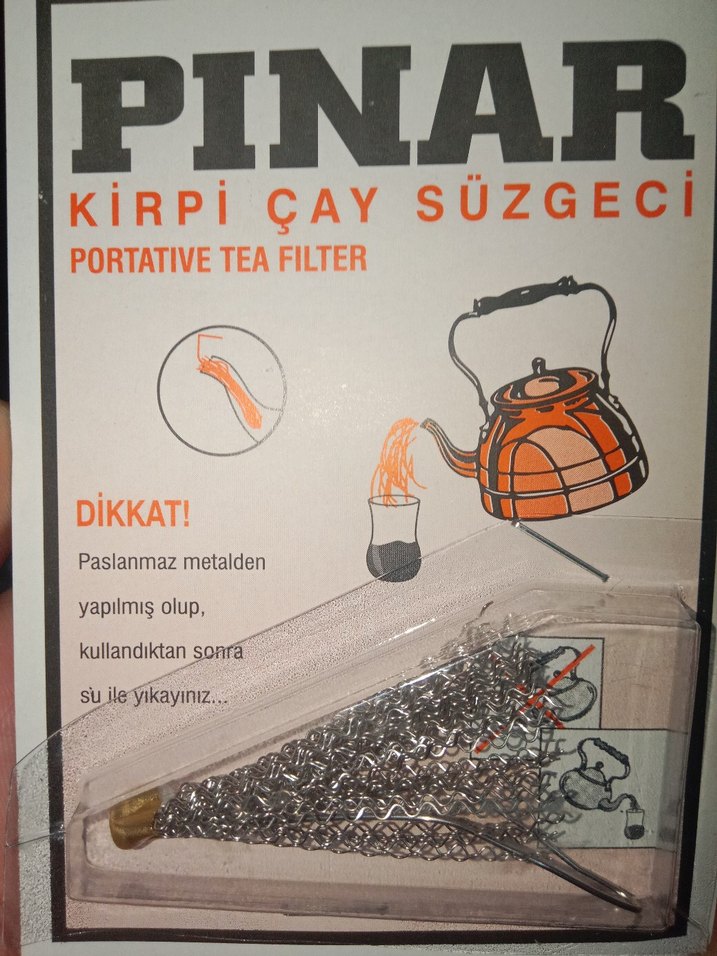 Pınar Kirpi Portatif Çay Süzgeci - Görsel 3