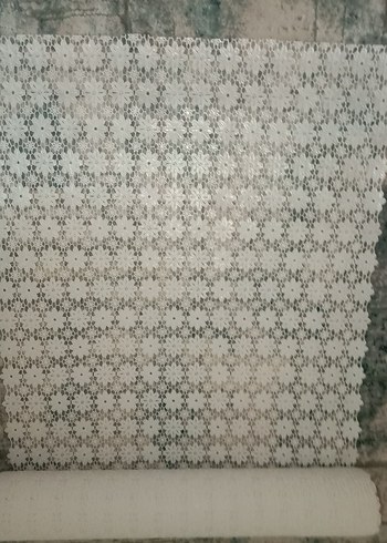 5 Metre PVC dantel örtü Dantel Kumaş, PVC raf örtüsü - Görsel 2