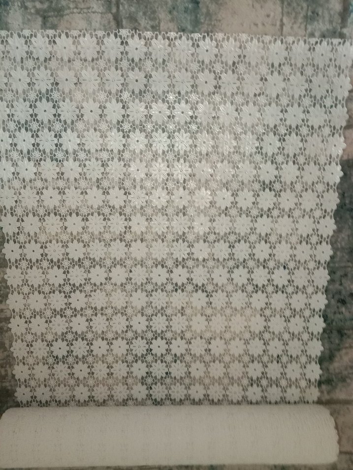 5 Metre PVC dantel örtü Dantel Kumaş, PVC raf örtüsü - Görsel 2