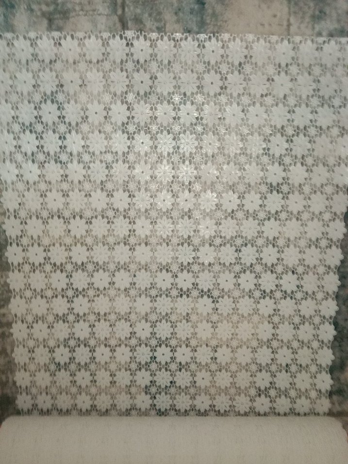 5 Metre PVC dantel örtü Dantel Kumaş, PVC raf örtüsü - Görsel 5