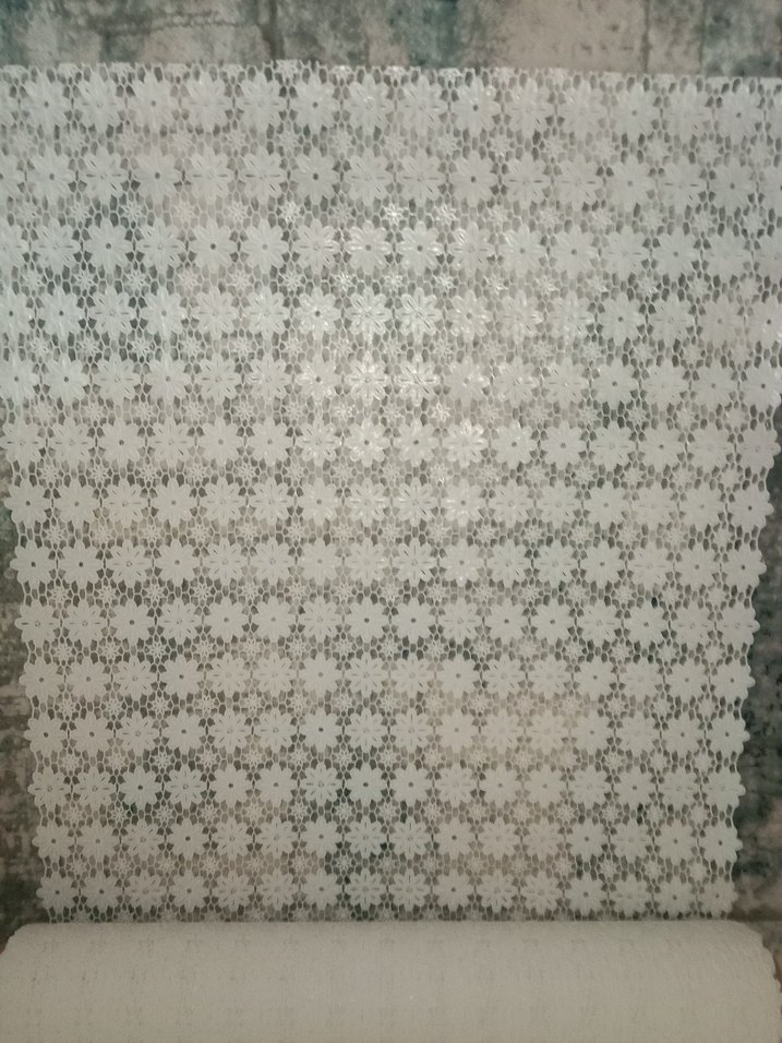 5 Metre PVC dantel örtü Dantel Kumaş, PVC raf örtüsü - Görsel 4