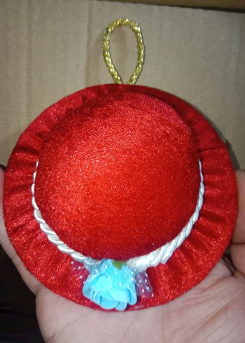 İğnelik Kırmızı Kadın Şapka Tasarım - Görsel 11