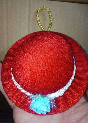 İğnelik Kırmızı Kadın Şapka Tasarım - Görsel 7