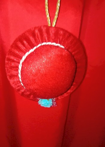 İğnelik Kırmızı Kadın Şapka Tasarım - Görsel 2