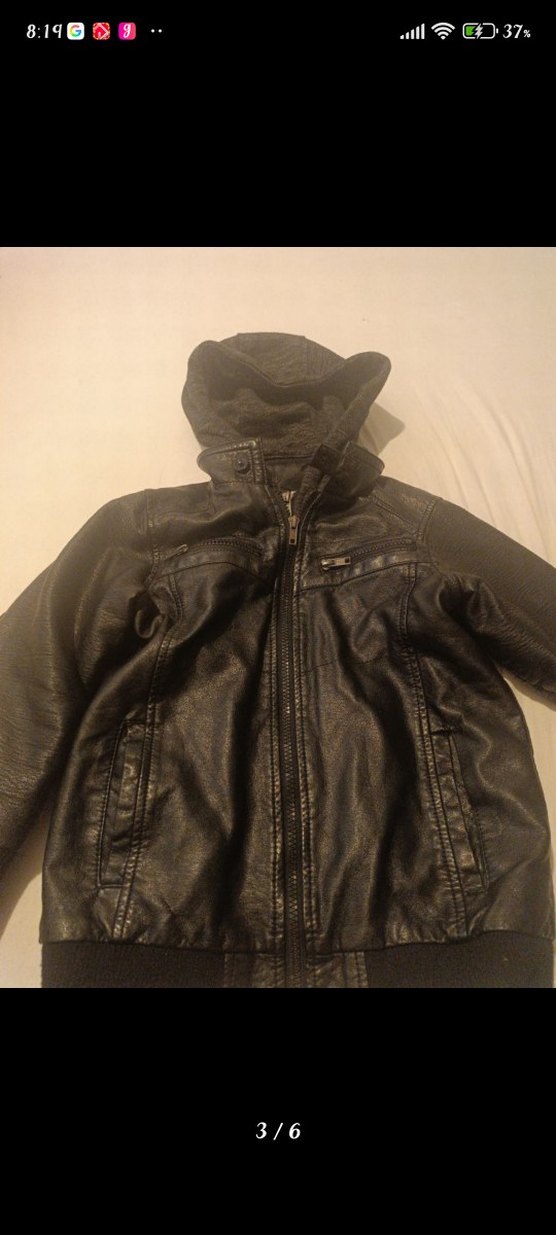 çocuk deri mont - Görsel 3