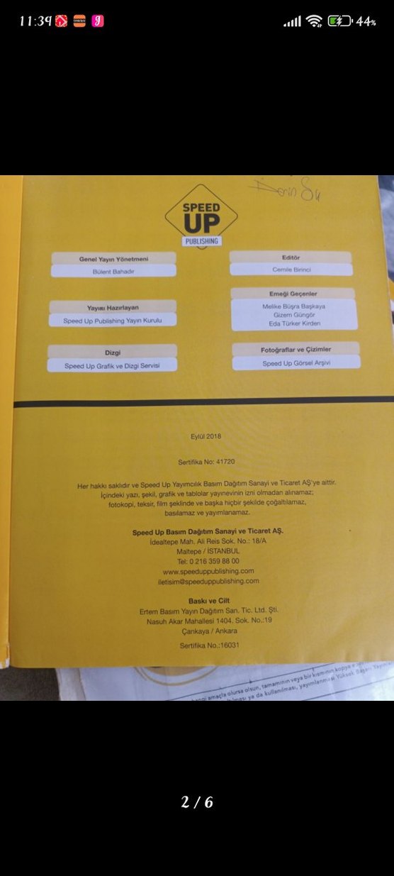 8. Sınıf Vocabulary Book - Voc Up - Görsel 2