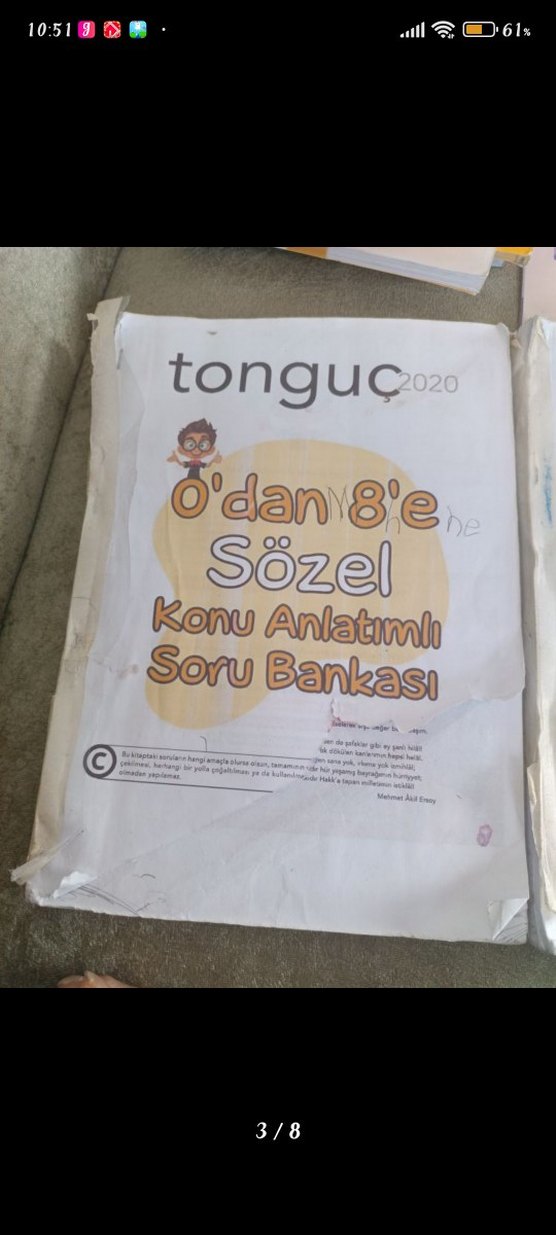 Tonguç 0'dan 8'e Sayısal ve Sözel Soru Bankası - Görsel 3