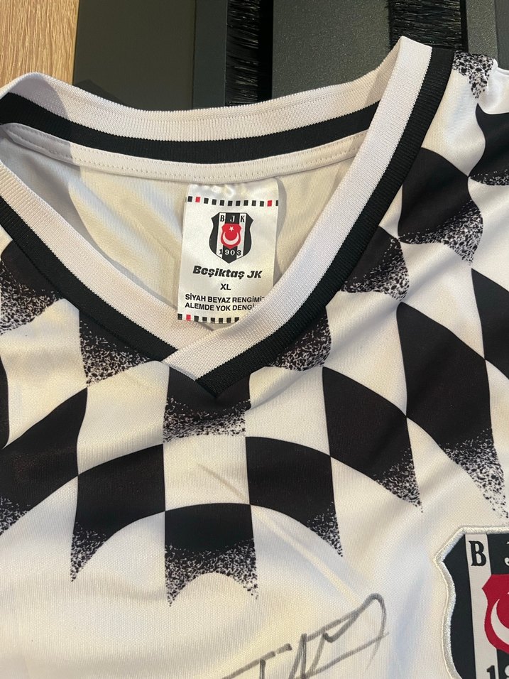 Beyaz Erkek Kısa Kollu Baskılı Forma - Görsel 2