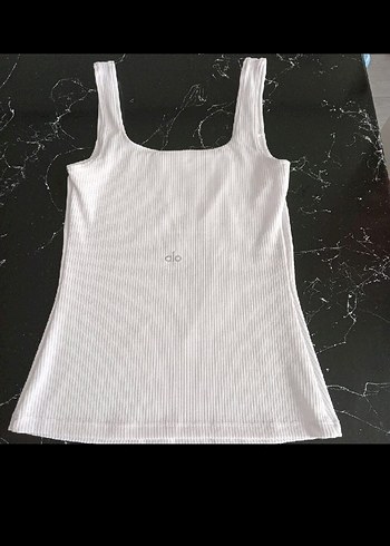 Kadın Beyaz ORJINAL Dar Kesim Atlet Alo Yoga - Görsel 3