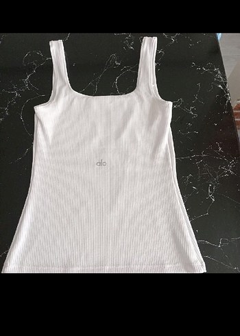 Kadın Beyaz ORJINAL Dar Kesim Atlet Alo Yoga - Görsel 2