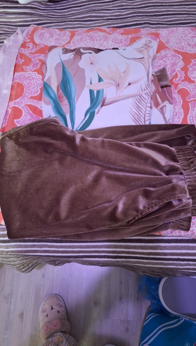 Kahverengi Süet Kemerli Mini Şort - Görsel 3