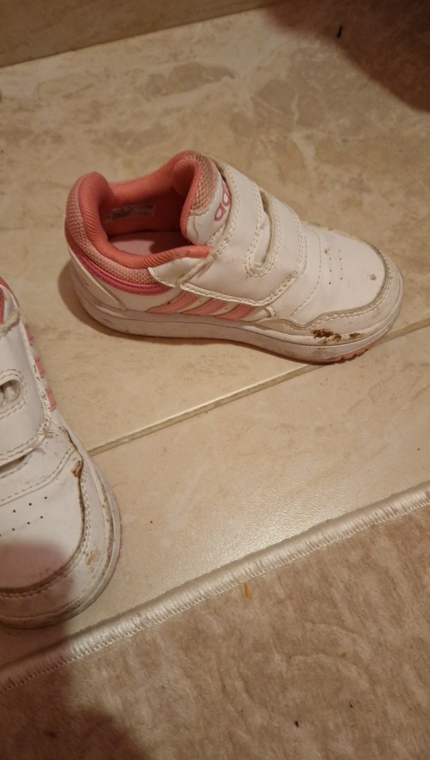 Kız Çocuk Beyaz Cırt Cırtlı Spor Ayakkabı - Görsel 2