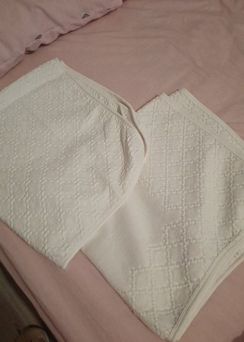 bebek battaniyesi 2 li satiyorum biri desenli biri desensiz - Görsel 2