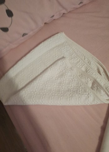 bebek battaniyesi 2 li satiyorum biri desenli biri desensiz - Görsel 3