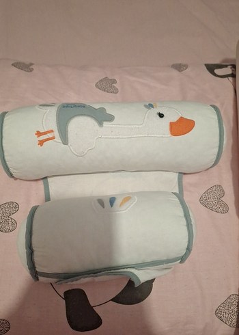 Gri Kuğu Desenli Çocuk Yastık Seti - Görsel 2