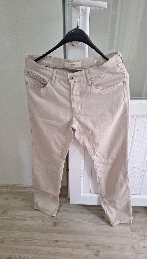 Bej Normal Boy Kemerli Erkek Pantolon - Görsel 3