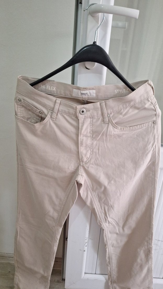 Bej Normal Boy Kemerli Erkek Pantolon - Görsel 4