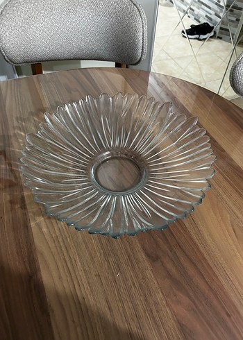 Çağdaş Tarzda Şeffaf Cam Sunumluk - Meyvelik. - Görsel 3