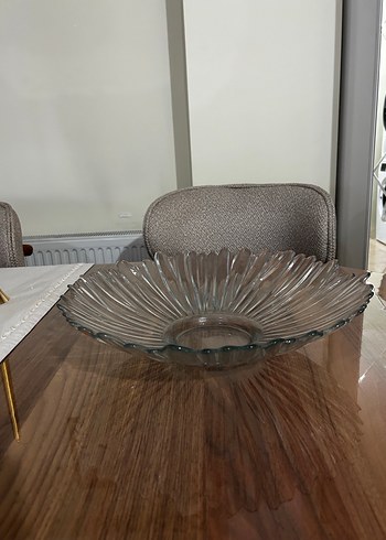 Çağdaş Tarzda Şeffaf Cam Sunumluk - Meyvelik. - Görsel 4