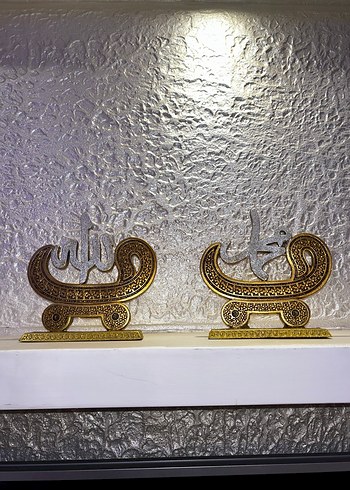 Altın Renkli Parlak Dekoratif Figürin Seti - Görsel 2