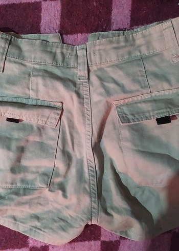 Bej Mini Şort - Görsel 4