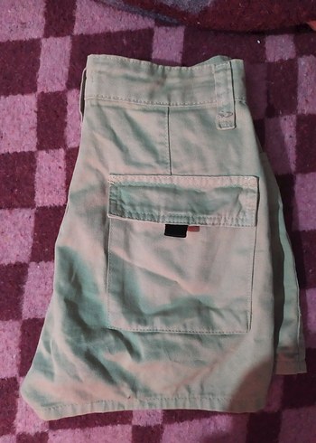 Bej Mini Şort - Görsel 5