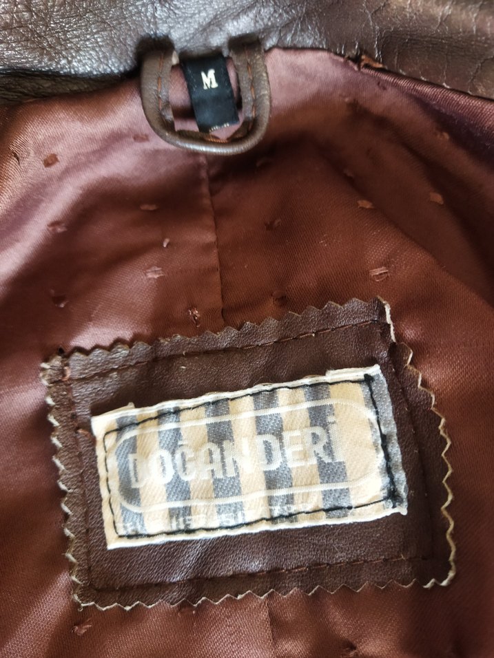 Kahverengi hakiki Deri Kadın Ceket - Görsel 3