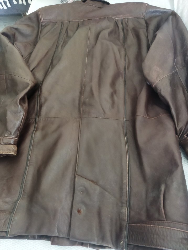 Kahverengi hakiki Deri Kadın Ceket - Görsel 2