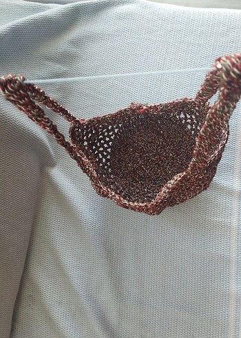 Bohem Örgü Kadın Çanta - Görsel 2