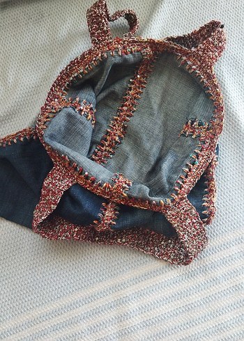 El işi Kot Kadın torba Çanta - Görsel 2