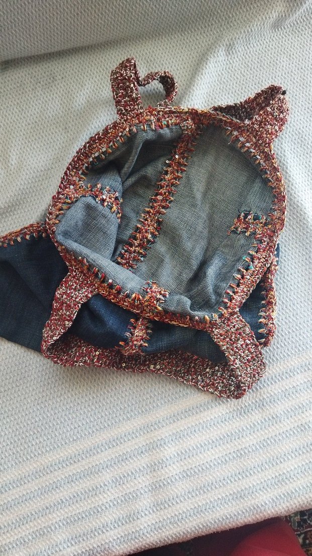 El işi Kot Kadın torba Çanta - Görsel 2