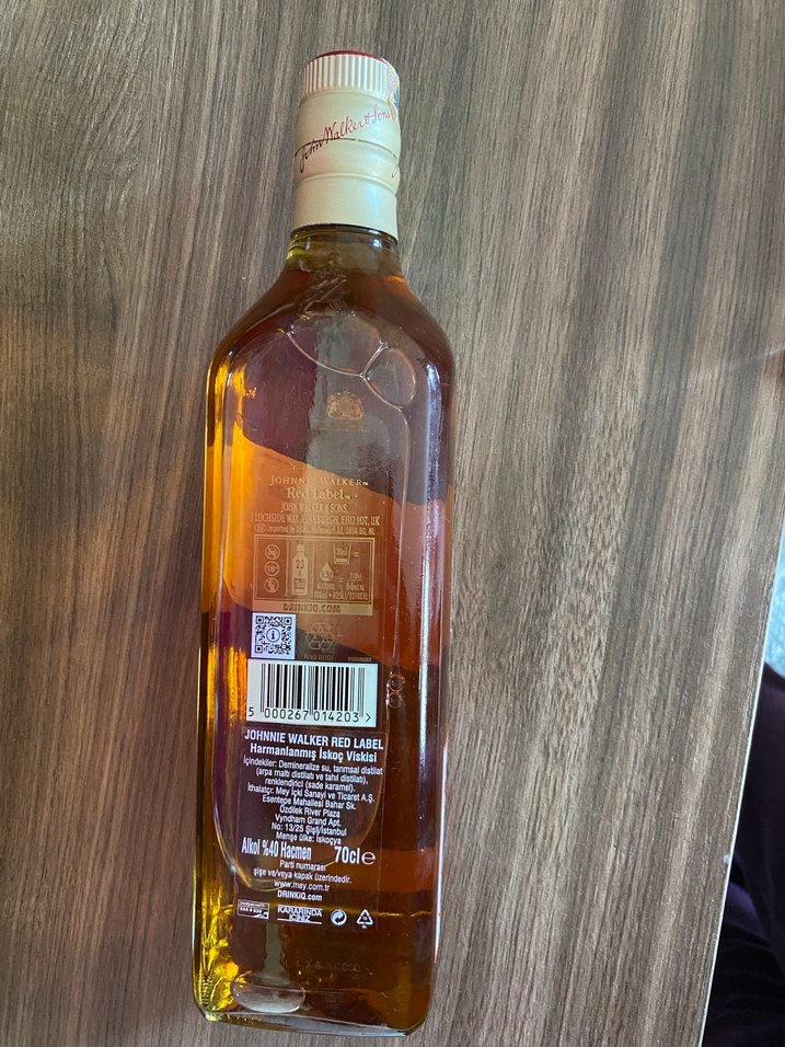 Johnnie Walker Red Label 70cl Viski Şişesi - Görsel 2