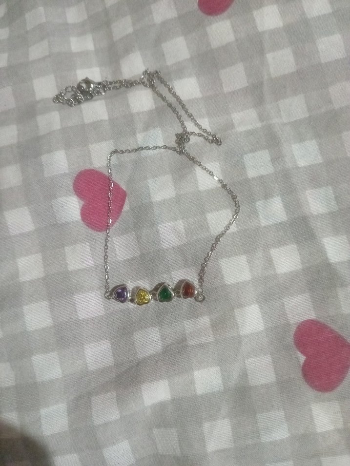 Çelik renkli kolye - Görsel 2