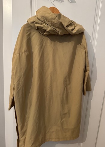 Bej Midi Kadın Yağmurluk - Görsel 2