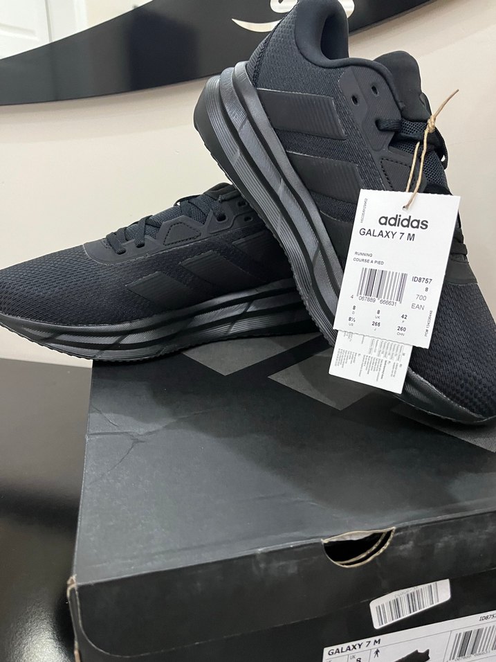 Adidas Galaxy 7 M Siyah Erkek Koşu Ayakkabısı - Görsel 2