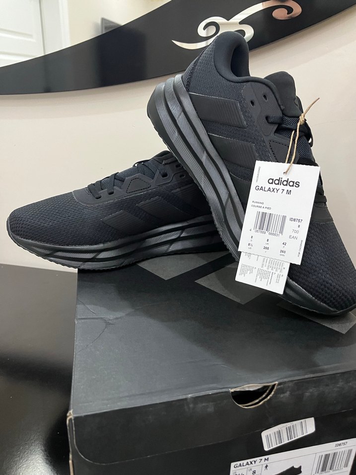 Adidas Galaxy 7 M Siyah Erkek Koşu Ayakkabısı - Görsel 4