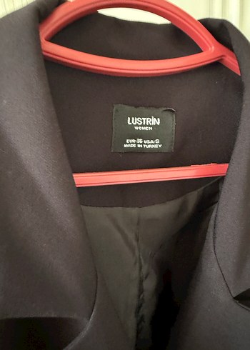 Düğmeli siyah Kadın Blazer Ceket - Görsel 3