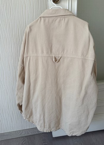 Addax Bej Düğmeli Keten Gömlek - Görsel 3