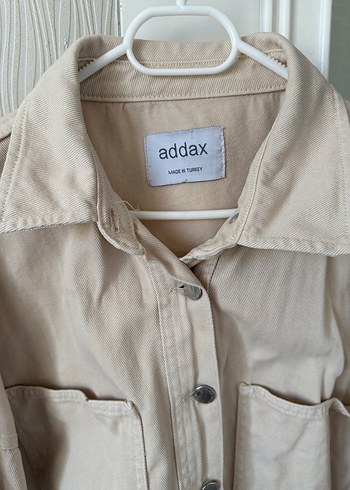 Addax Bej Düğmeli Keten Gömlek - Görsel 2