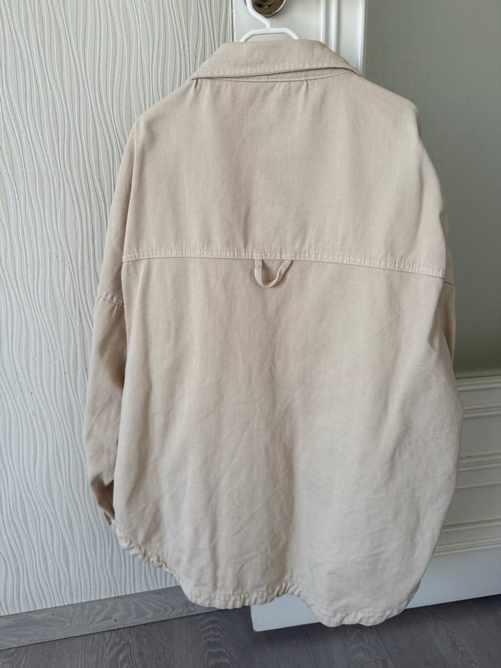 Addax Bej Düğmeli Keten Gömlek - Görsel 3