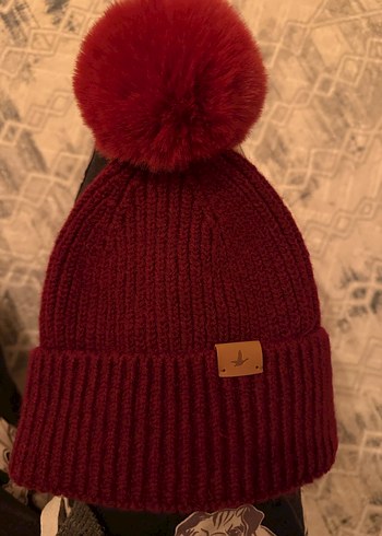 Beymen Bordo Kadın Örgü Yün Bere - Görsel 3